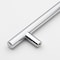 Gliderite Hardware 6-1/4 in. Center to Center Polished Chrome Solid Steel Bar Pull - 5003-160-PC, 10PK 5003-160-PC-10 - alternate 2